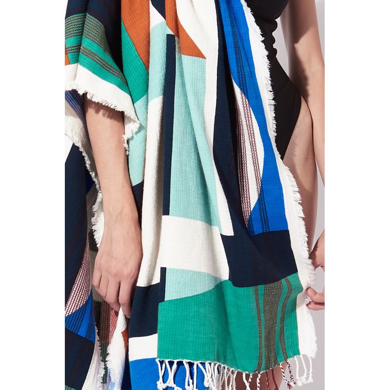 BLUE SUPERSONIC BEACH TOWEL