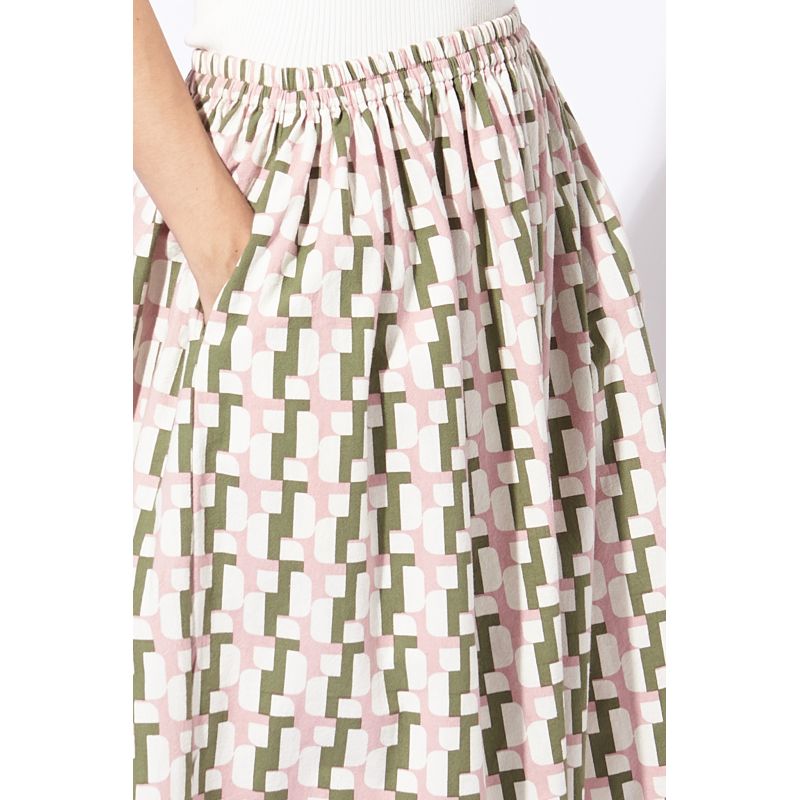 PINK OLIVE ROMEO SUAVE SKIRT