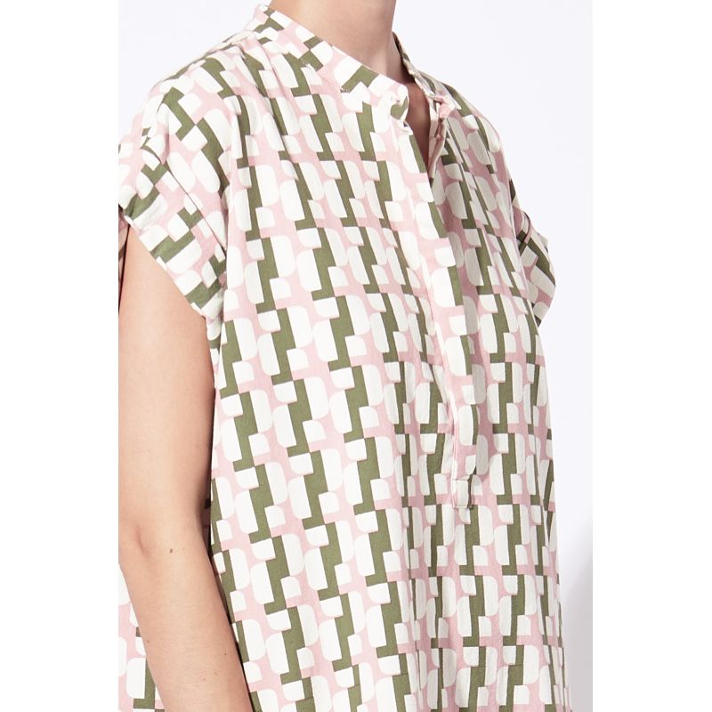 PINK OLIVE SYRACUSE SUAVE DRESS