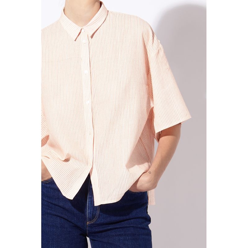 CHEMISE ANDREW PIQUÉ ORANGE