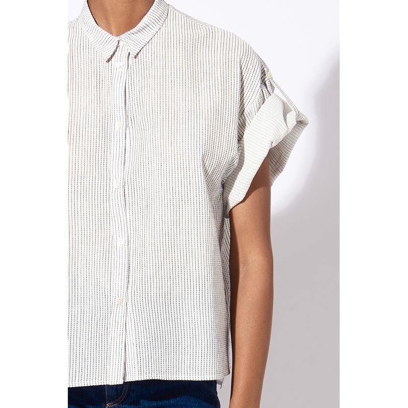 BLUE ANDREW PIQUÉ SHIRT