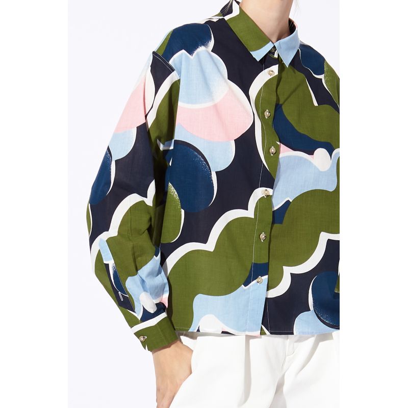 CHEMISE ROSALIE PRINTEMPS KAKI