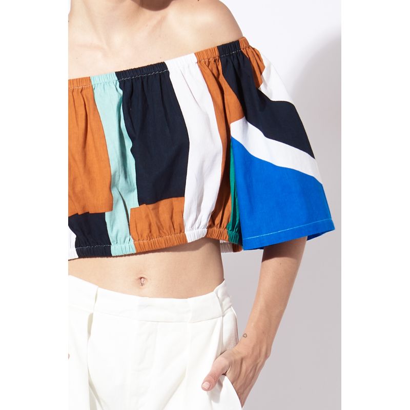 TOP SINTRA SUPERSONIC BLEU VERT