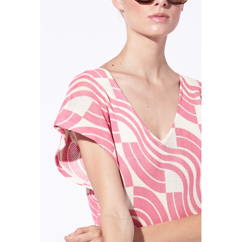 PINK FRANCA MODULE DRESS