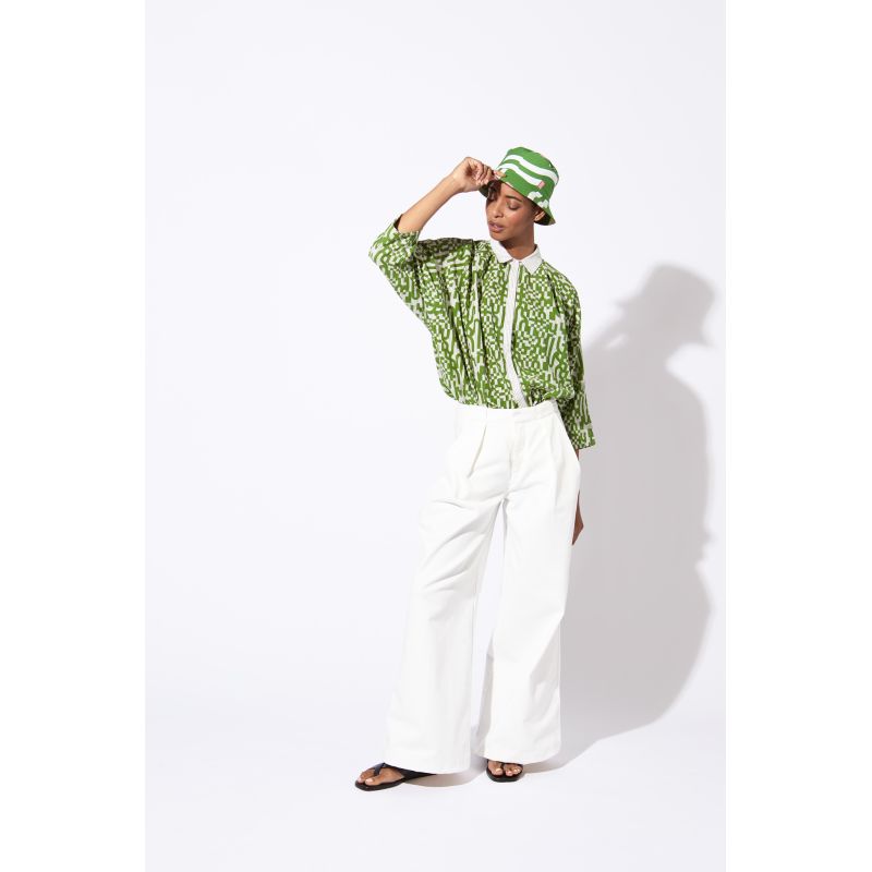 CHEMISE TELMA DAMIER MOUSSE