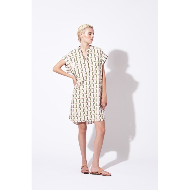 PINK OLIVE SYRACUSE SUAVE DRESS