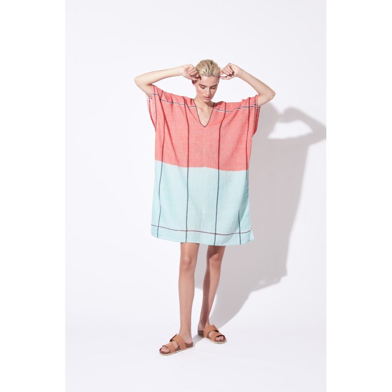 PASSION ÉLIA RHODES SHORT BEACH DRESS