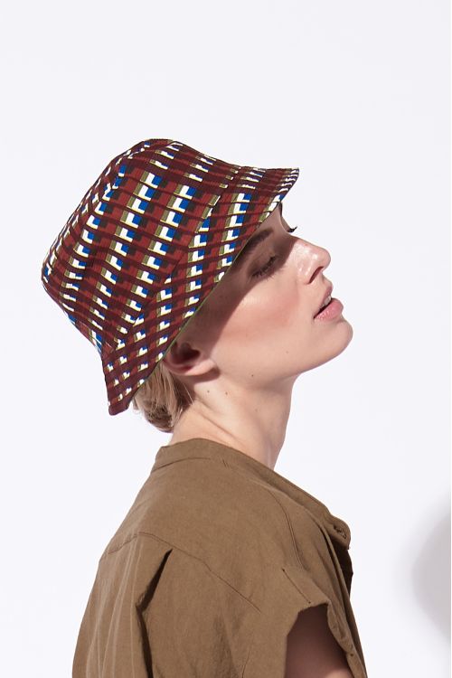 BROWN NINO RILEY BUCKET HAT