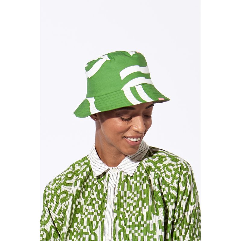 GREEN NINO WAVE BUCKET HAT