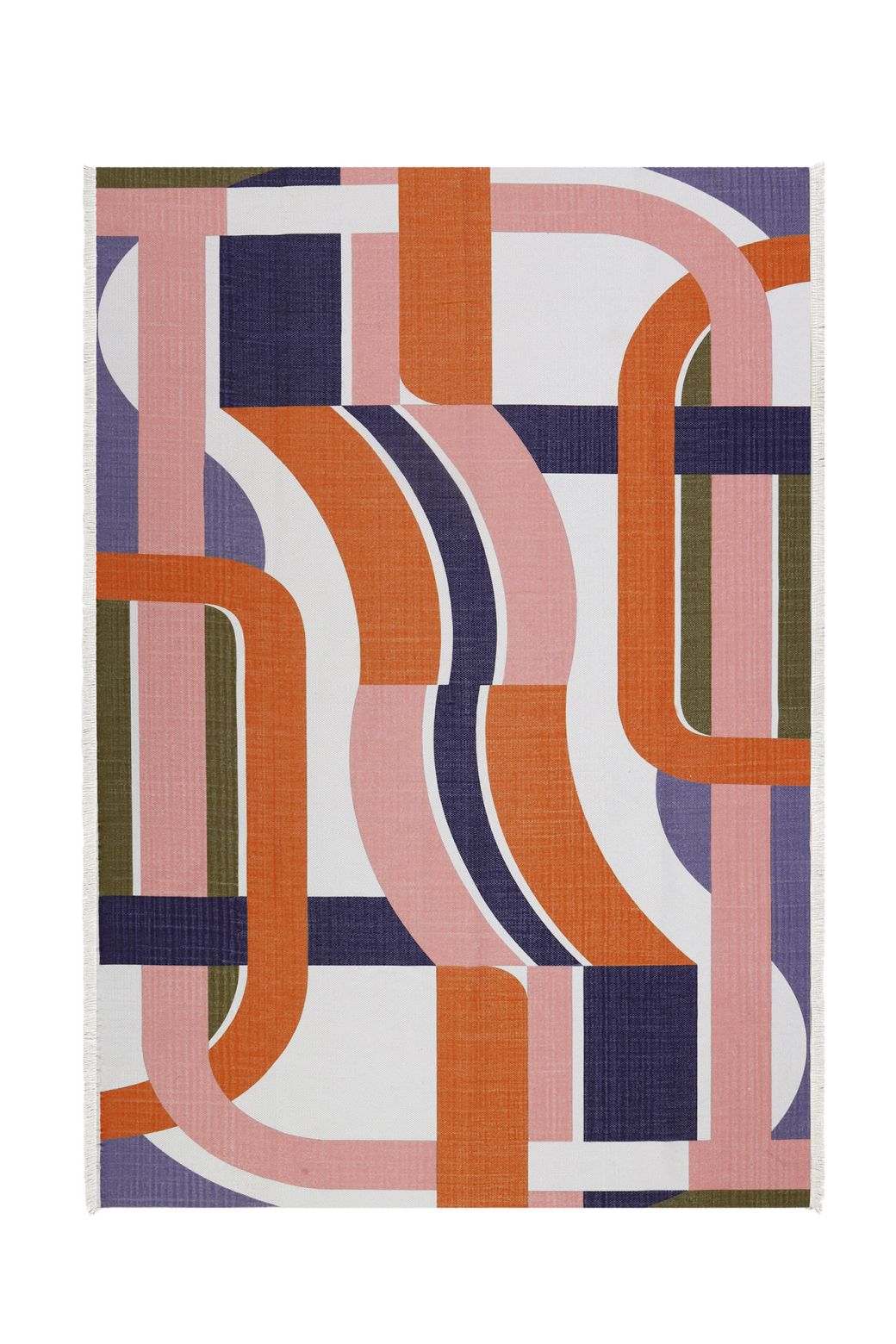 Orange Supersonic Outdoor Rug