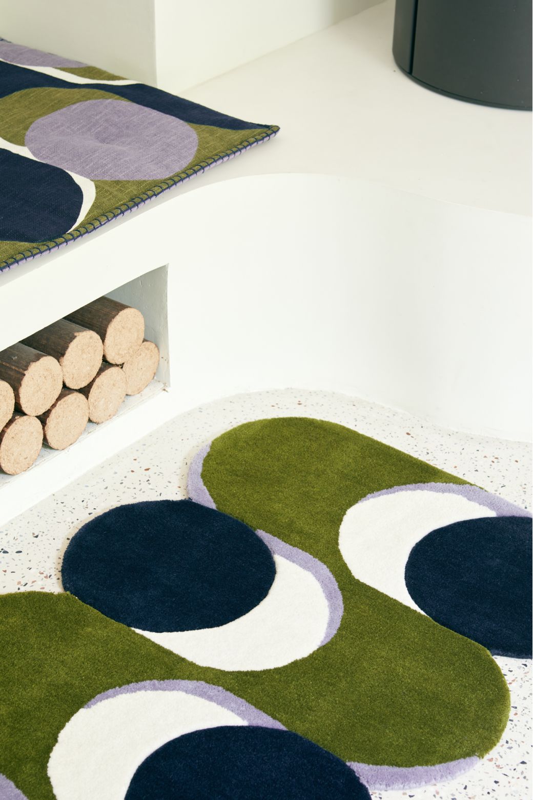 Tapis Nymphe Kaki