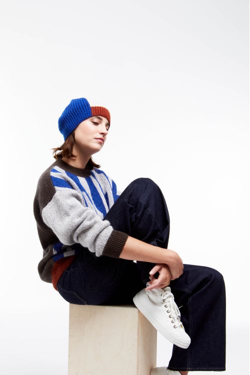 Blue Céleste Beanie