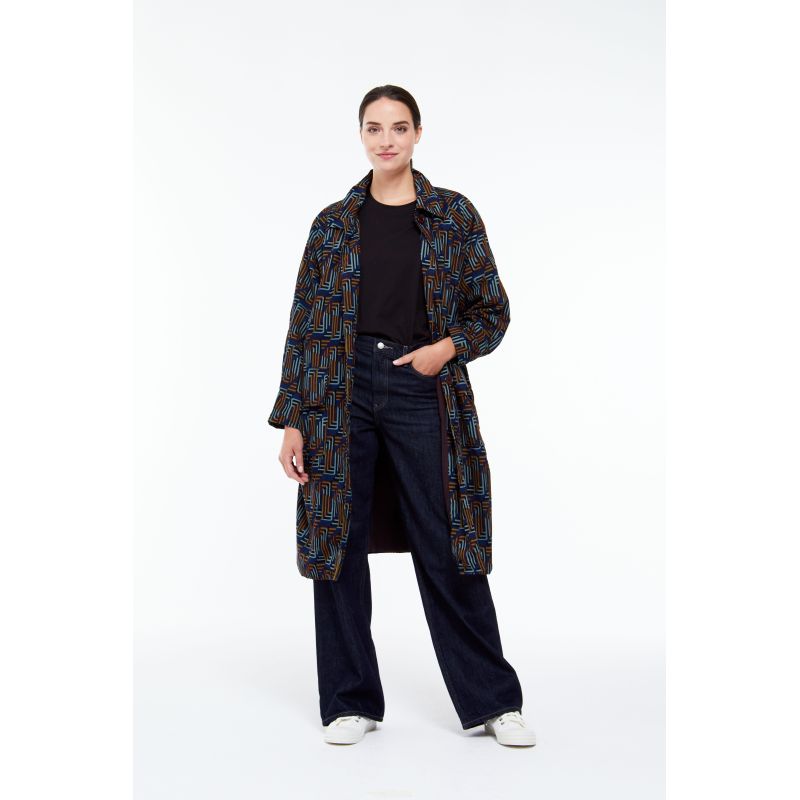 Manteau Leonor Atome Nuit