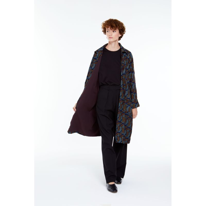 Manteau Leonor Atome Nuit