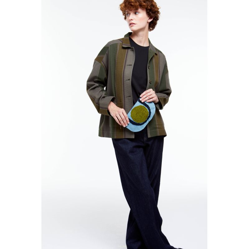 Pochette Luna Madone Bleu Gris