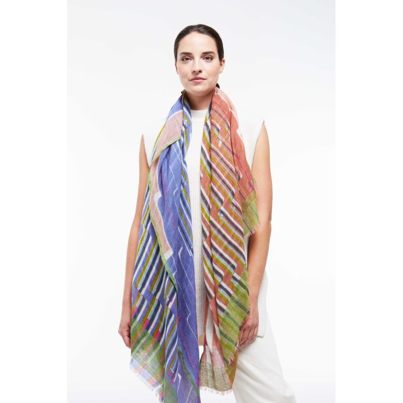 Foulard Céleste Rose