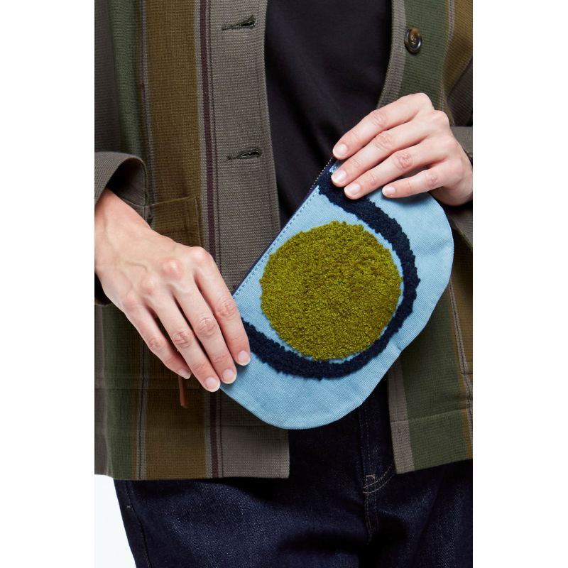 Pochette Luna Madone Bleu Gris