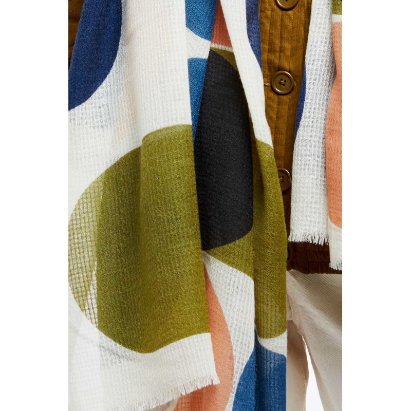 Olive Ondulation Scarf