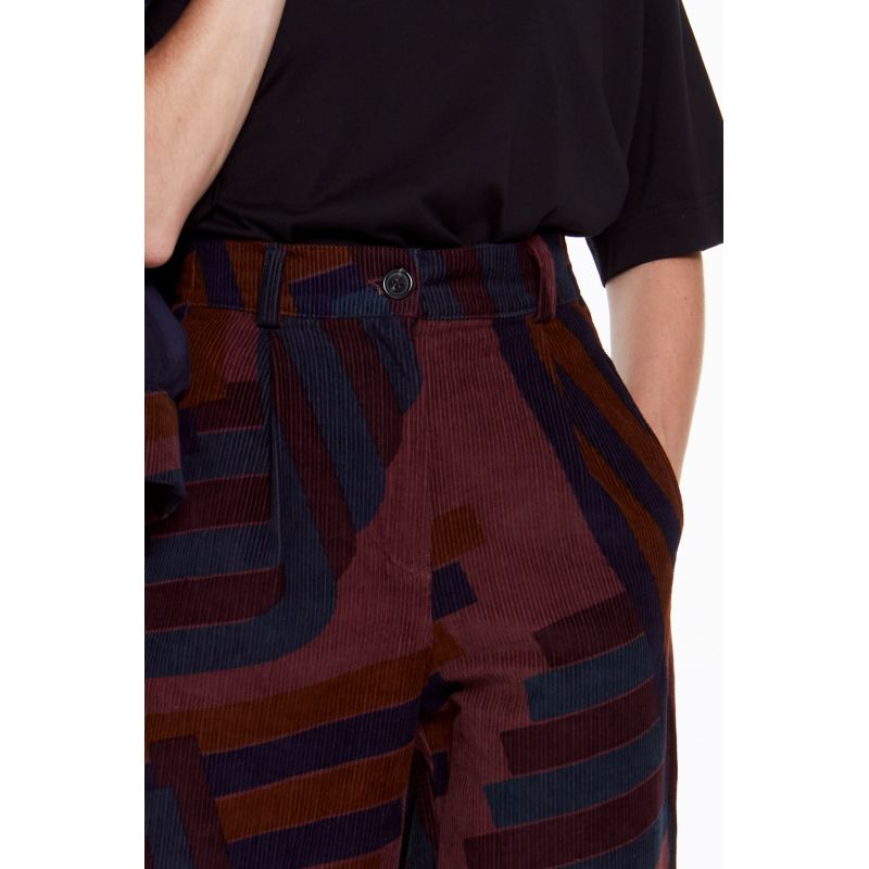 Pantalon Victor Alto Lie De Vin