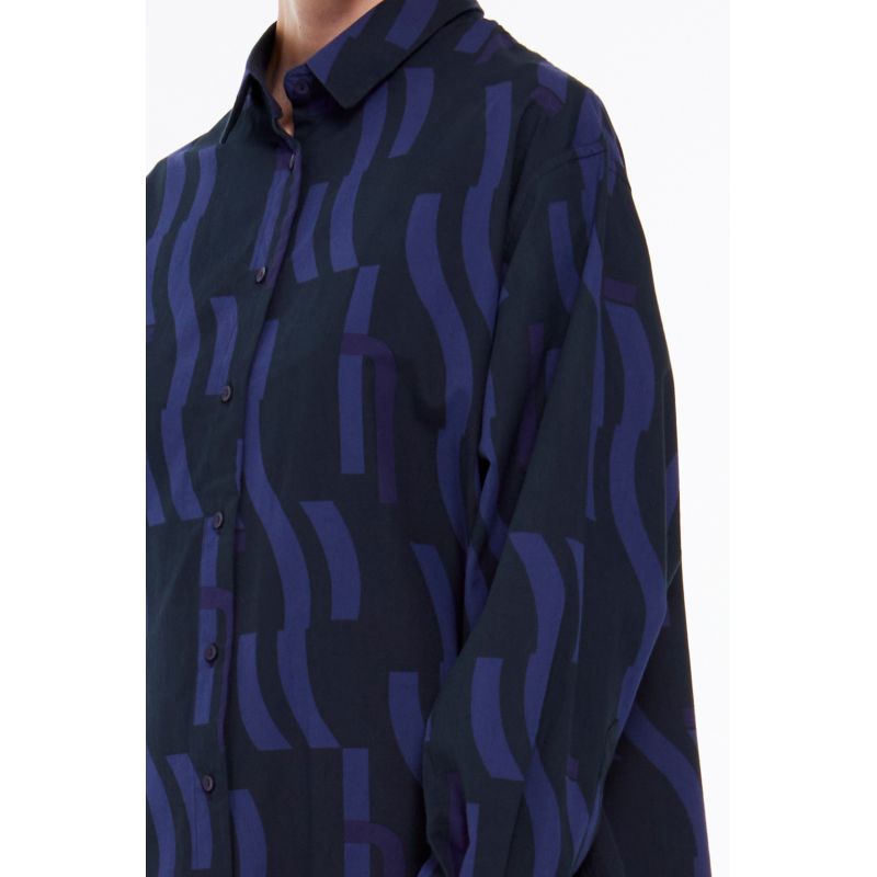 Blue Marius Wave Dress