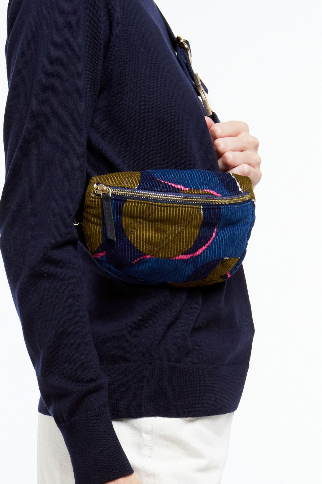 Khaki Chiara Nymphe S Quilted Bum Bag