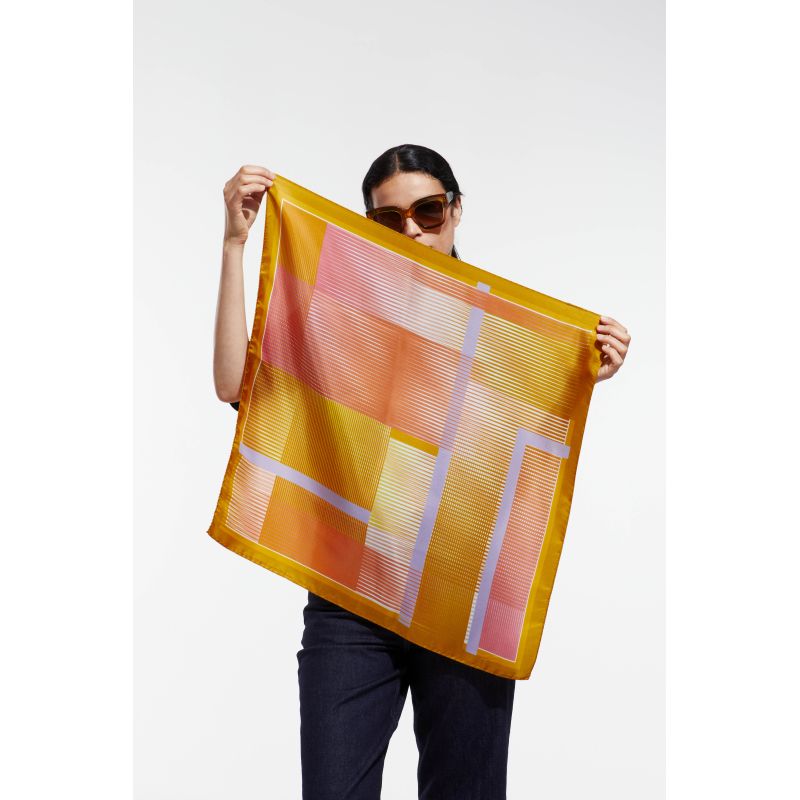 Orange Vibrant Square