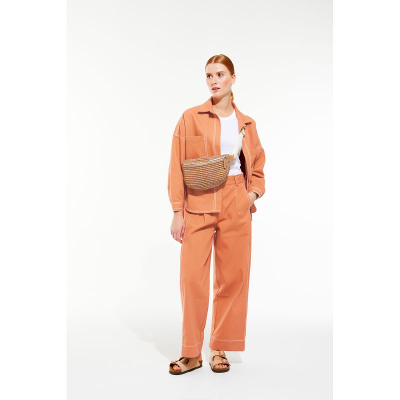 Sac Banane L Chiara Grès Terracotta