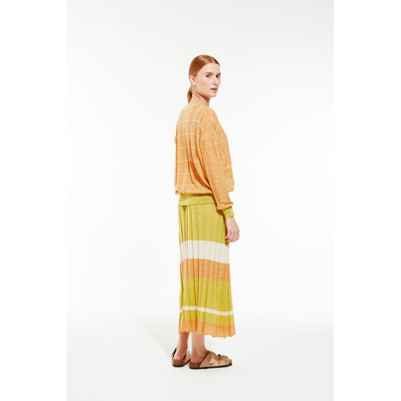 Amber Natural Lisa Jaspe Skirt
