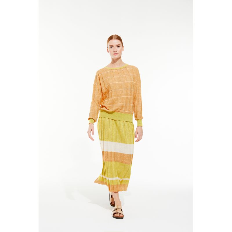 Amber Natural Lisa Jaspe Skirt