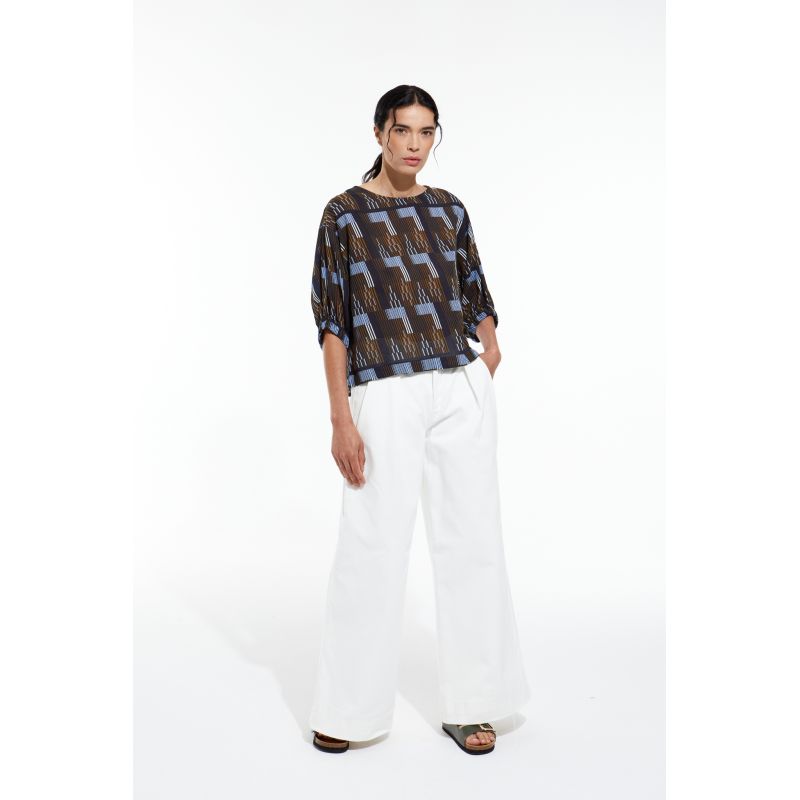 Black Nicole Eclat Top