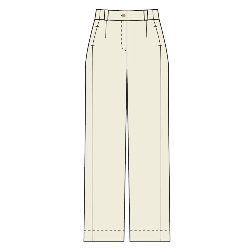 Pantalon Victor Alna Ecru