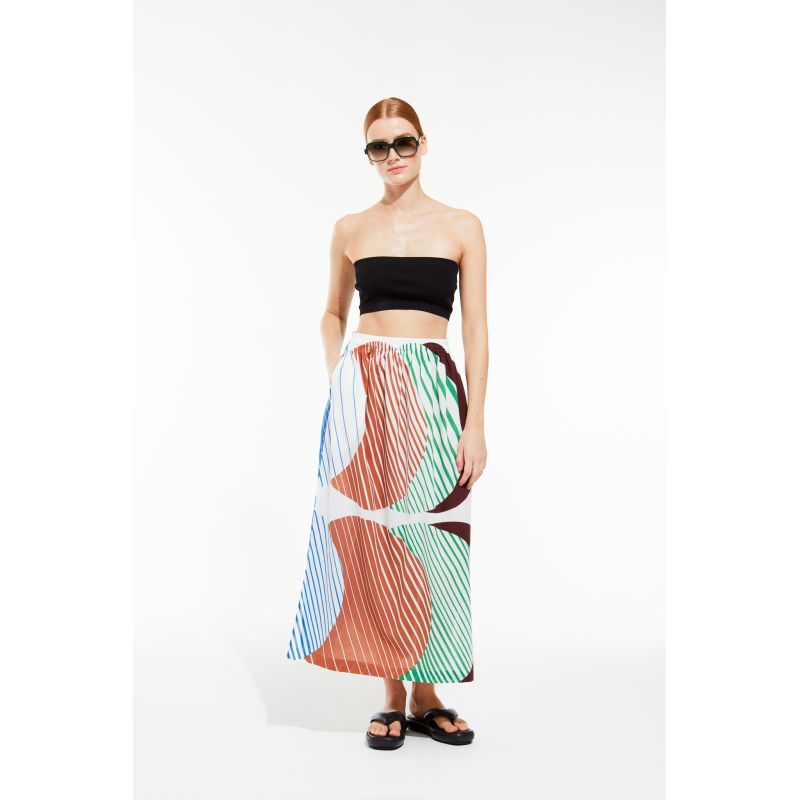 Blue Juliette Cinetique Skirt