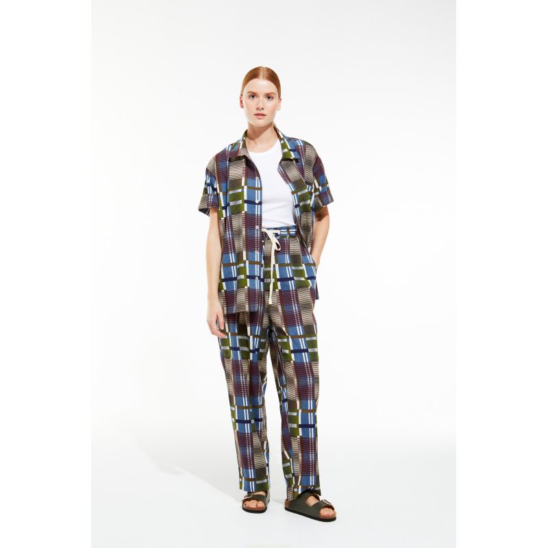 Pantalon Bombay Orage Bleu Gris Pantalon Bombay Orage Bleu Gris