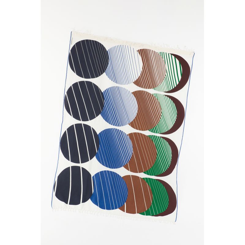 Blue Cinetique Beach Towel