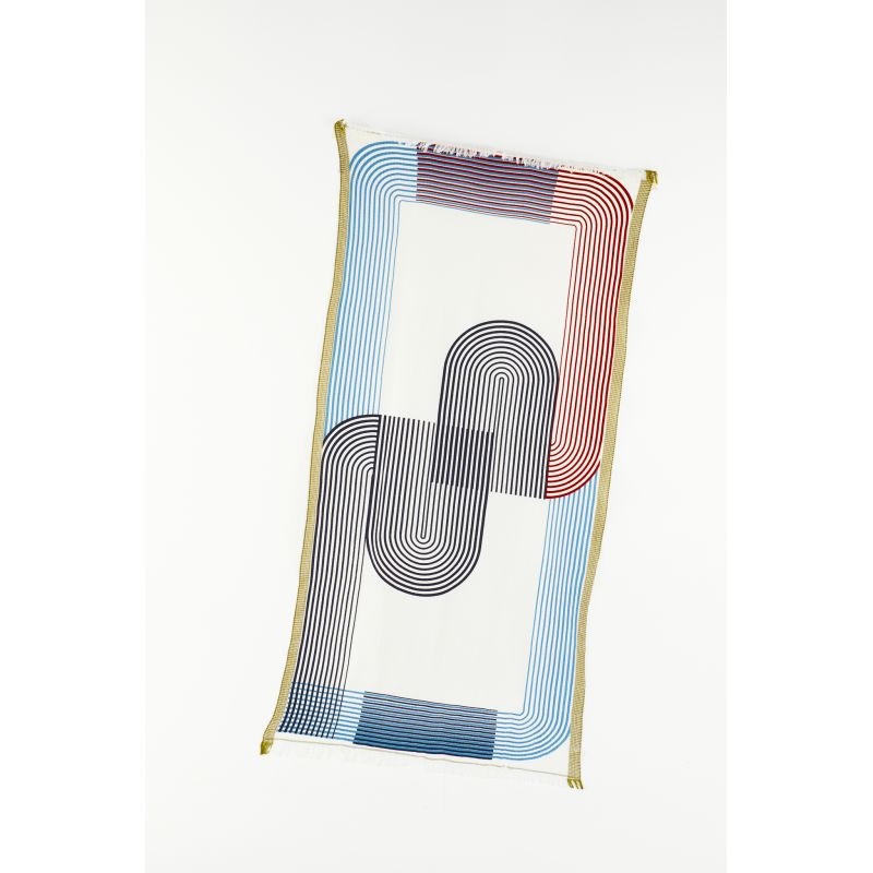 Blue Dylan Beach Towel