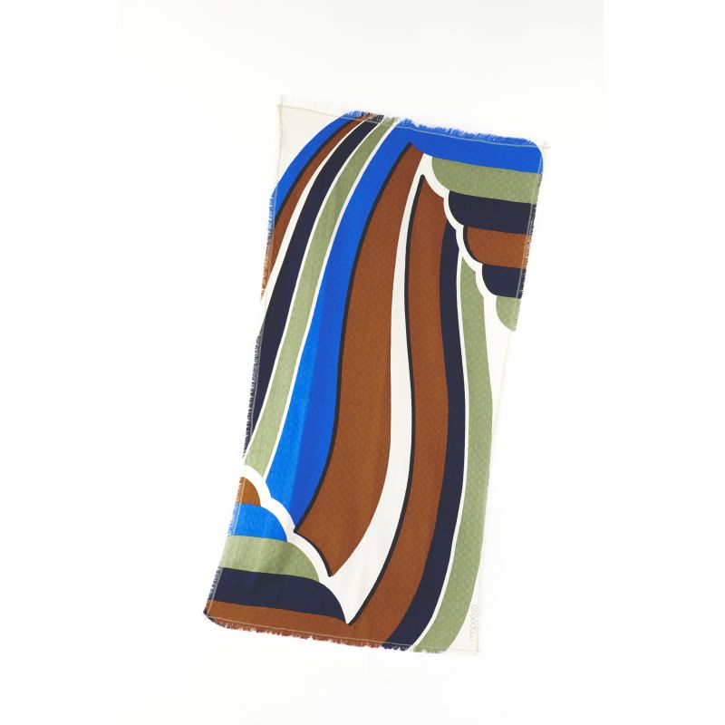 Blue La Vague Beach Towel