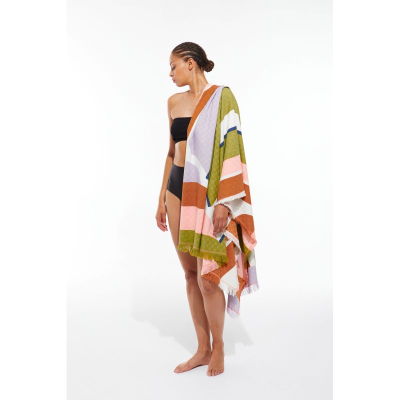 Pastel La Vague Beach Towel