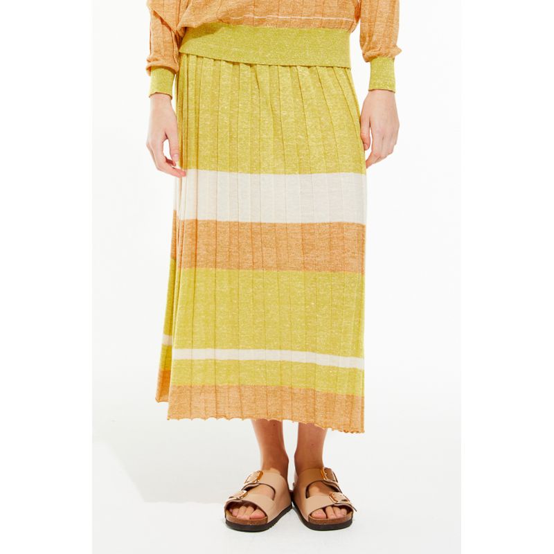 Amber Natural Lisa Jaspe Skirt