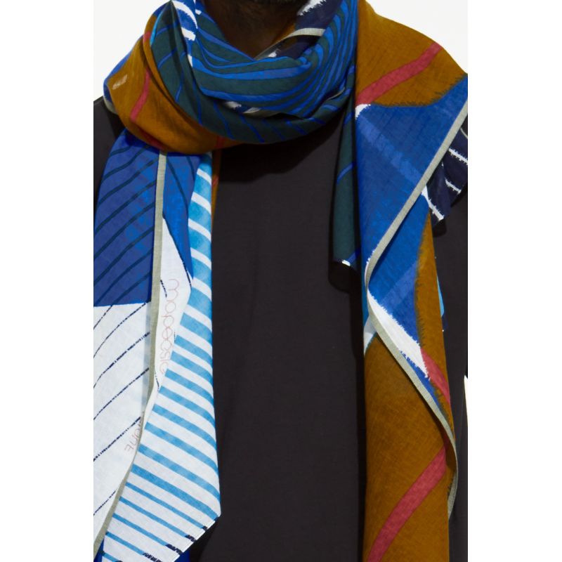 FoulardCinétique Bleu