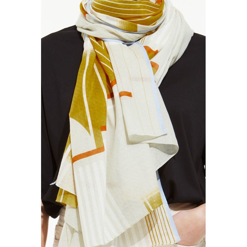 FoulardSoleil Levant Ocre