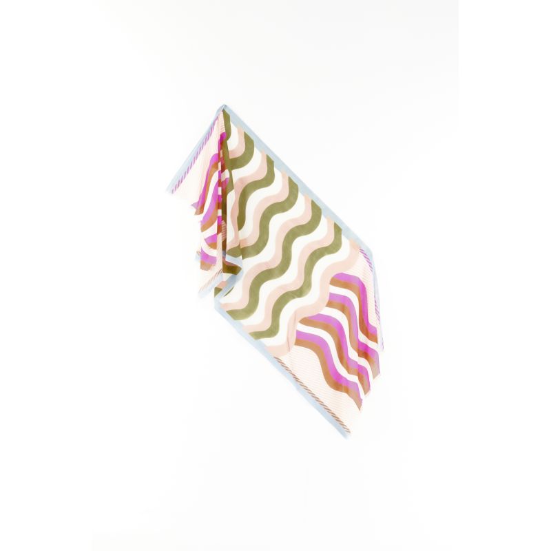 Pink Khaki Gamma Scarf