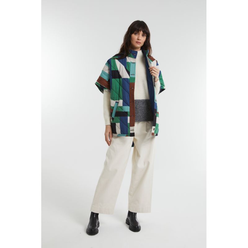 Blue Green Erin Supersonic Coat