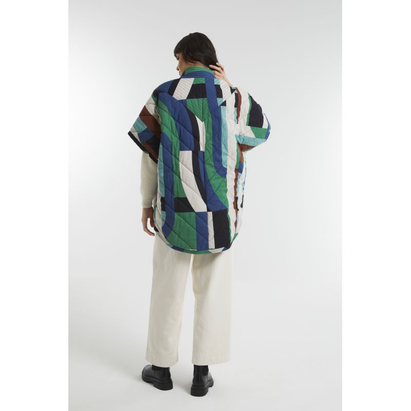 Blue Green Erin Supersonic Coat