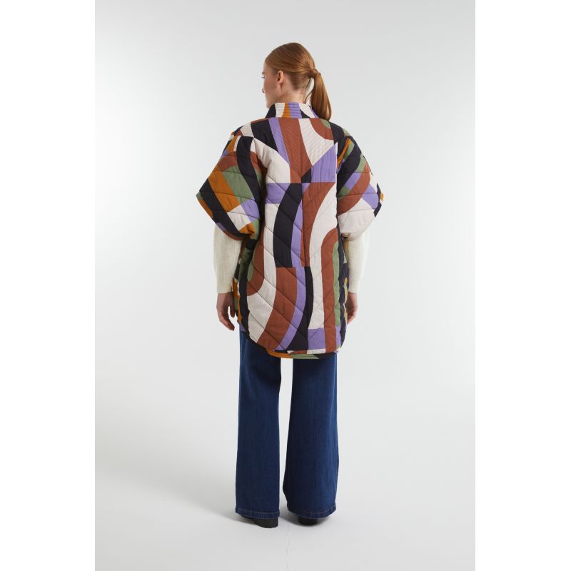 Brown Purple Erin Supersonic Coat