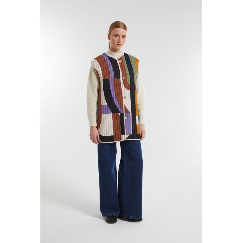 Brown Purple Hugo Supersonic Reversible Jacket