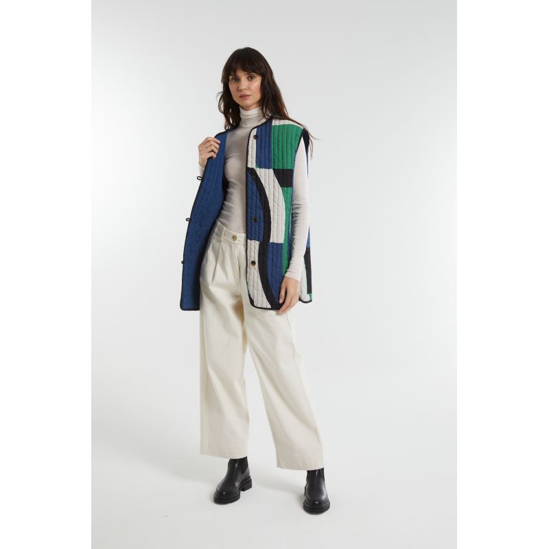 Blue Green Hugo Supersonic Reversible Jacket