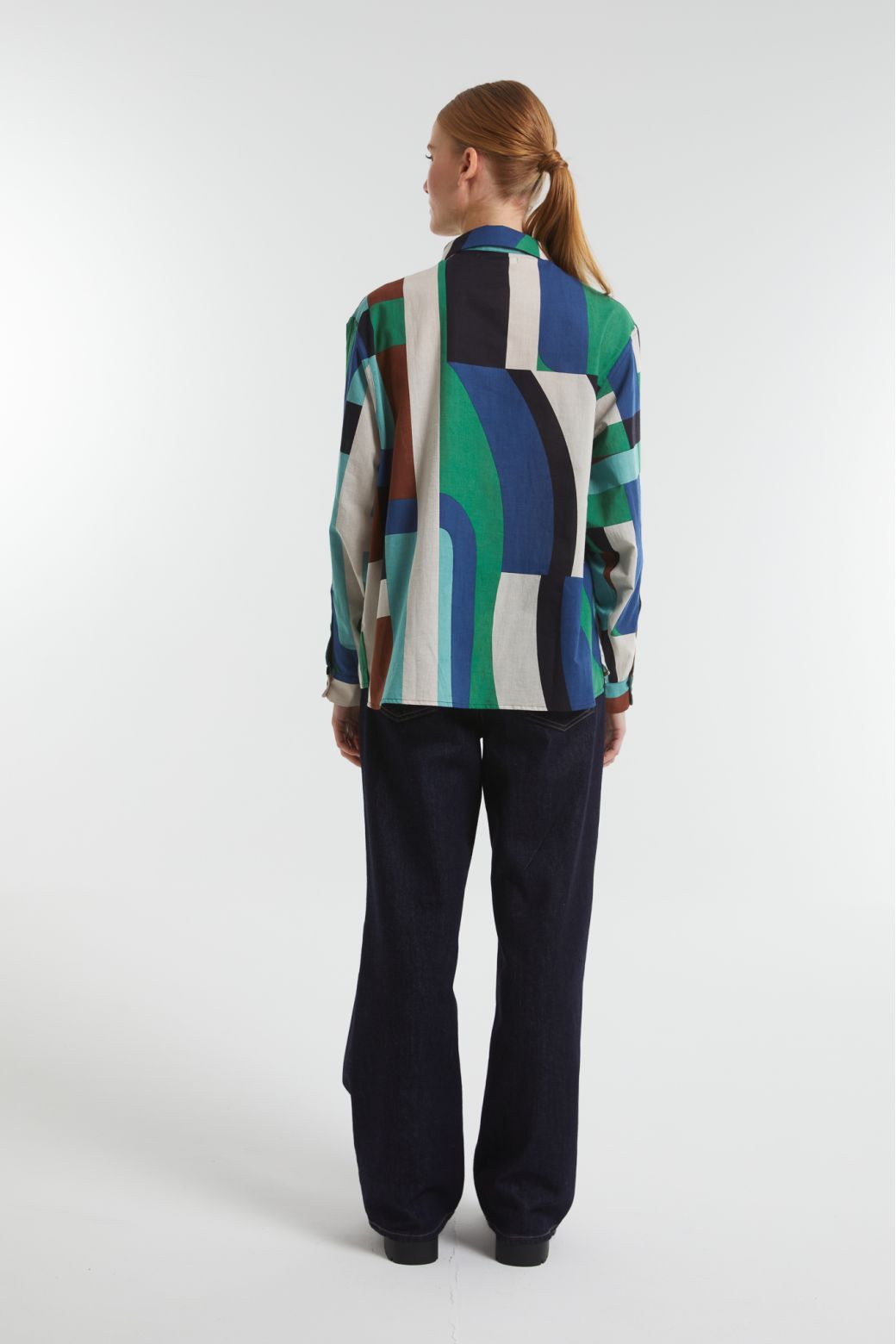 Blue Green Rosalie Supersonic Shirt