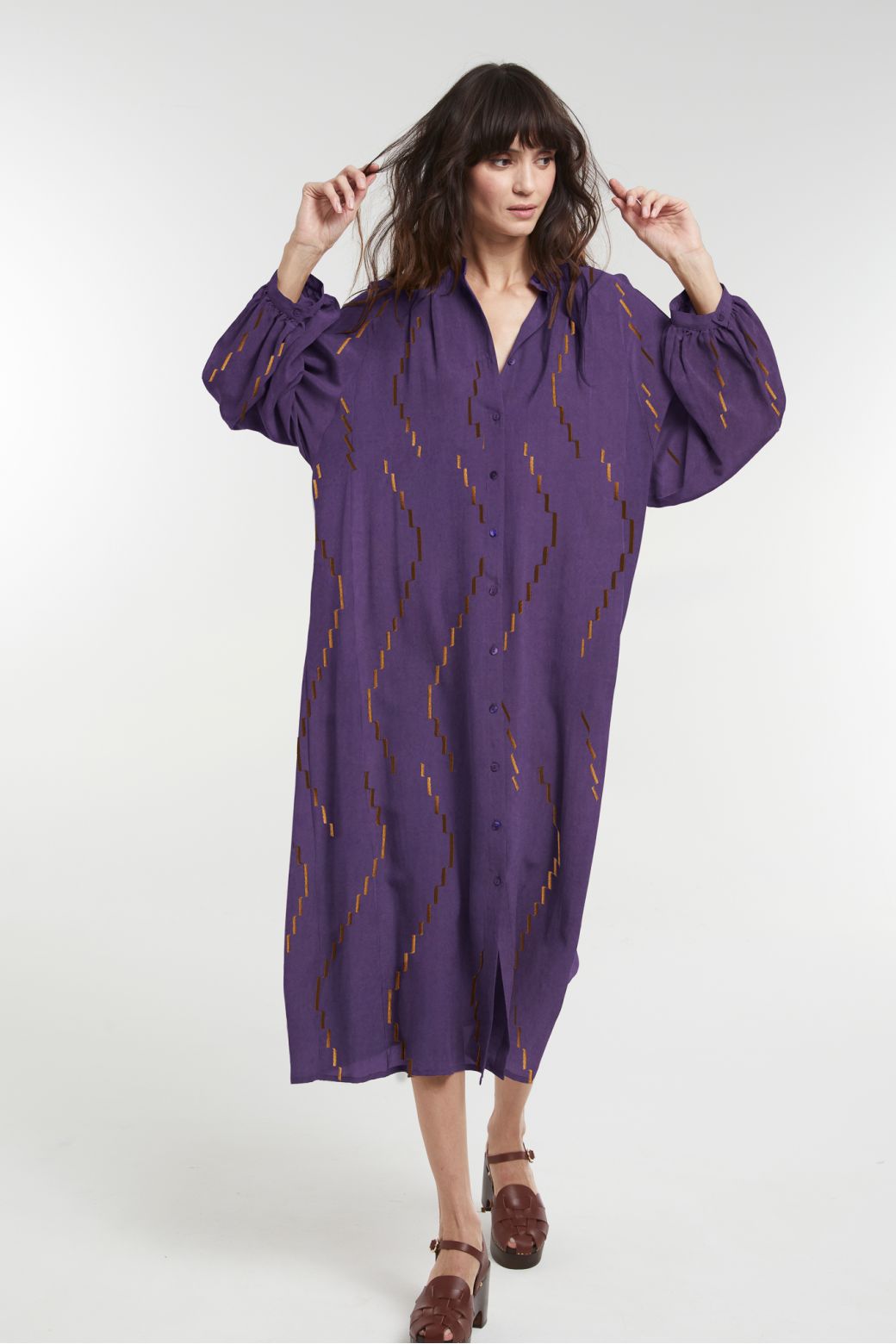 Robe Eulalie Calder Violet