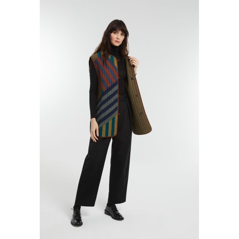 Khaki Hugo Shibuya Reversible Jacket