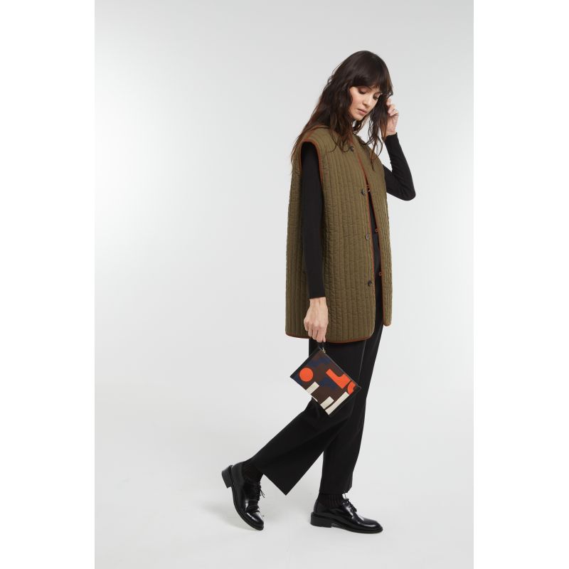 Khaki Hugo Shibuya Reversible Jacket